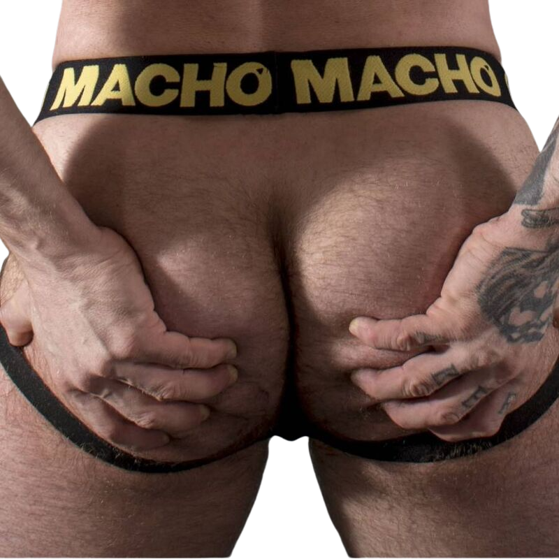 MACHO - MX25AC JOCK CUERO AMARILLO