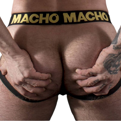 MACHO - MX25AC JOCK CUERO AMARILLO