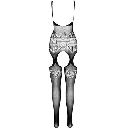 PASSION - ECO COLLECTION BODYSTOCKING ECO BS005 NEGRO / ROJO / BLANCO