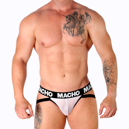 MACHO - MX26X1 JOCK REJILLA BLANCO